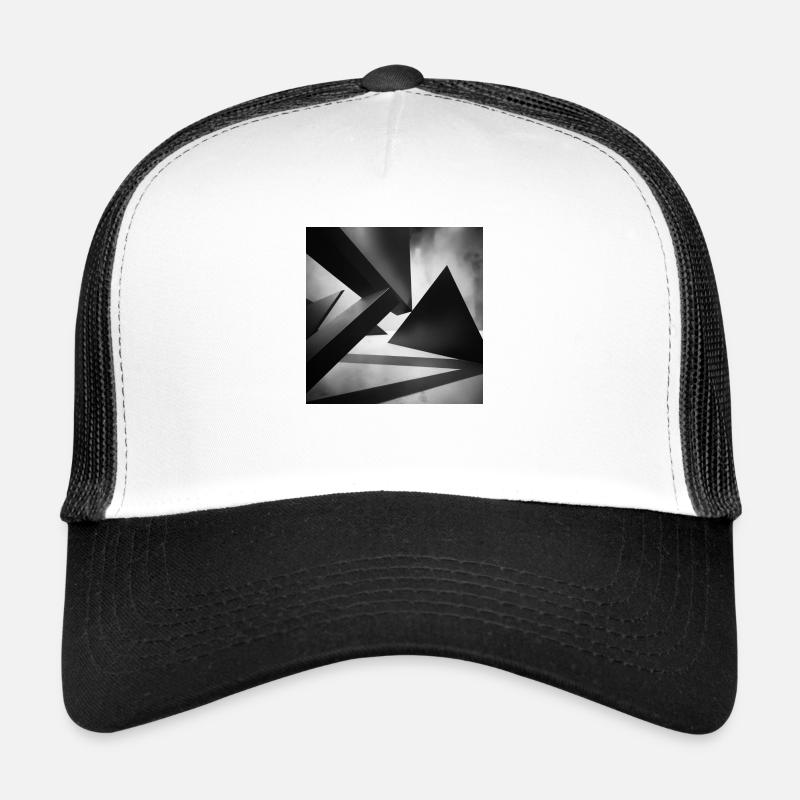 Abstract sky - Trucker Cap - Weiß/Schwarz