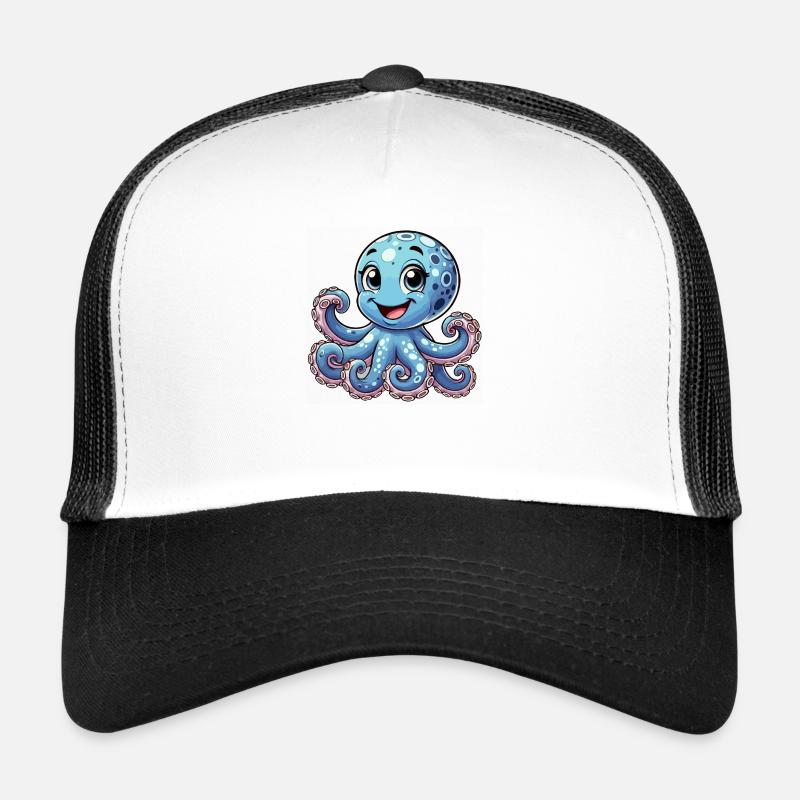 Pieuvre Casquette trucker 
