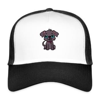 Puppy love - Trucker Cap - white/black - Front