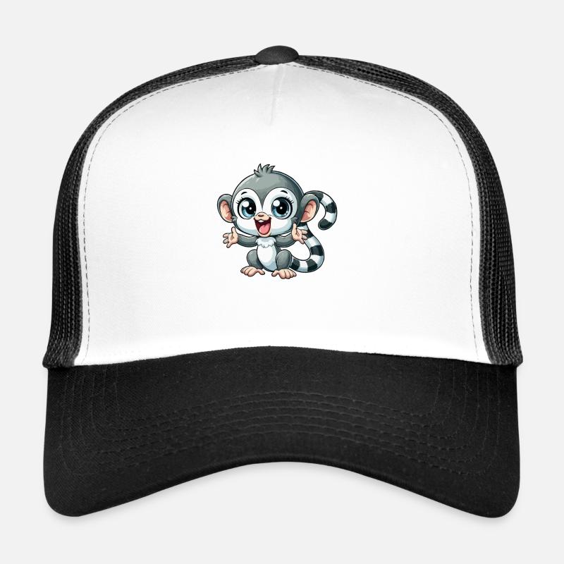 Ring-tailed lemur Trucker Cap