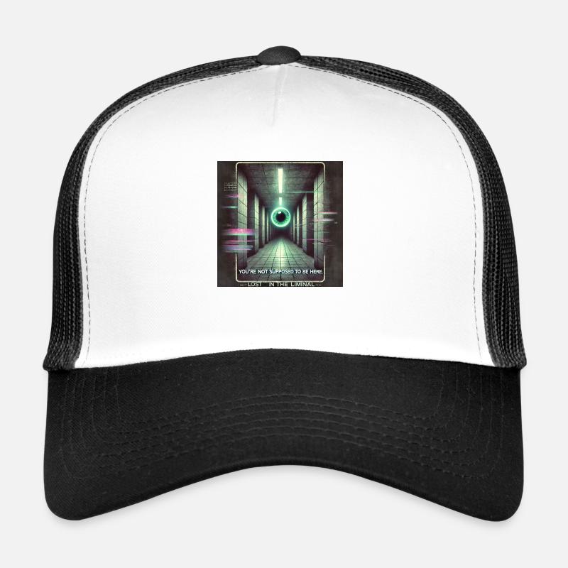weirdcore Lost in the Liminal Trucker Cap