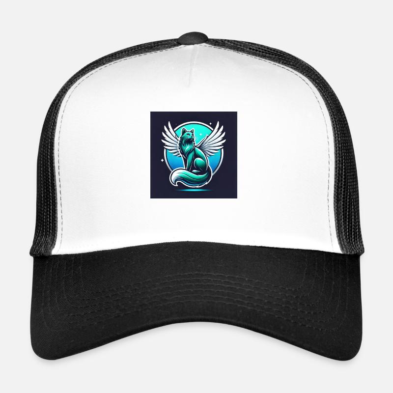 Cat Angel Trucker Cap