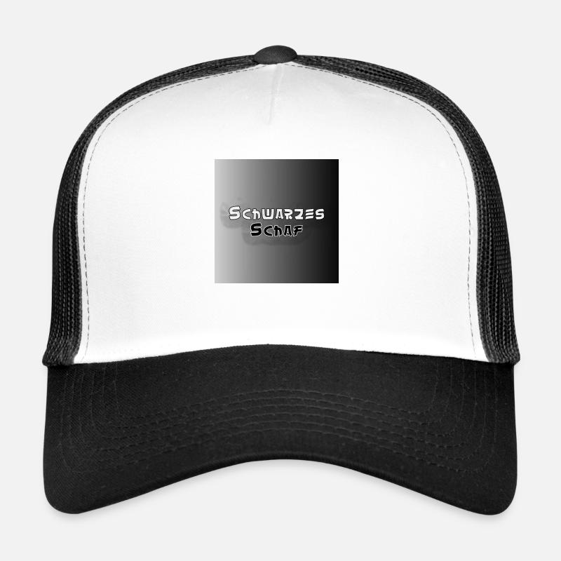 Schwarzes Schaf - Trucker Cap - Weiß/Schwarz