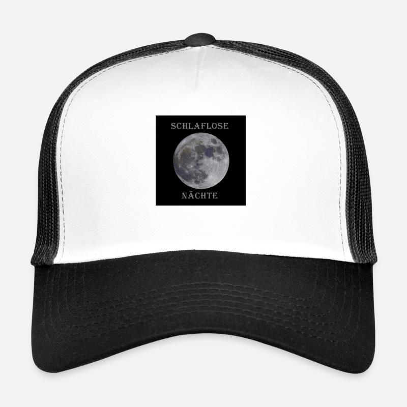 Schlaflose Nächte - Trucker Cap - Weiß/Schwarz