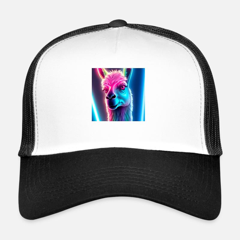 Lama néon Casquette trucker 