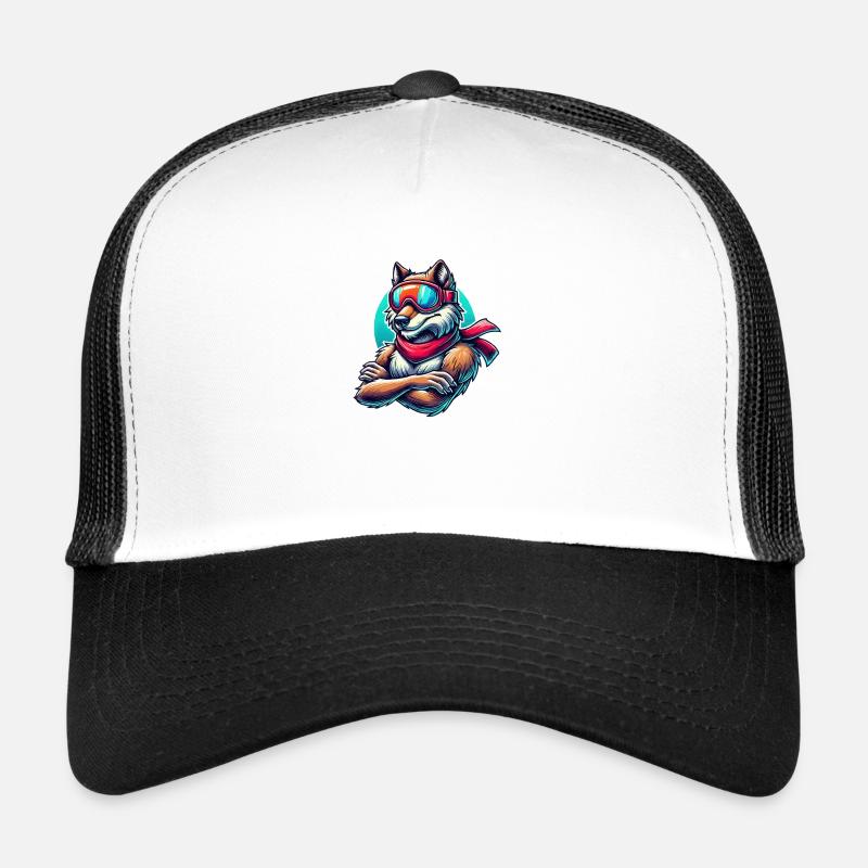 Lunettes de ski Wolf Casquette trucker 