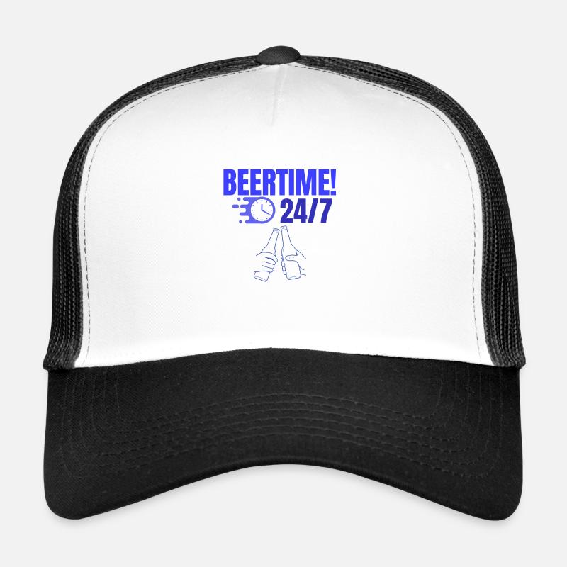 Bière 24h/24 et 7j/7 2.0 Casquette trucker 