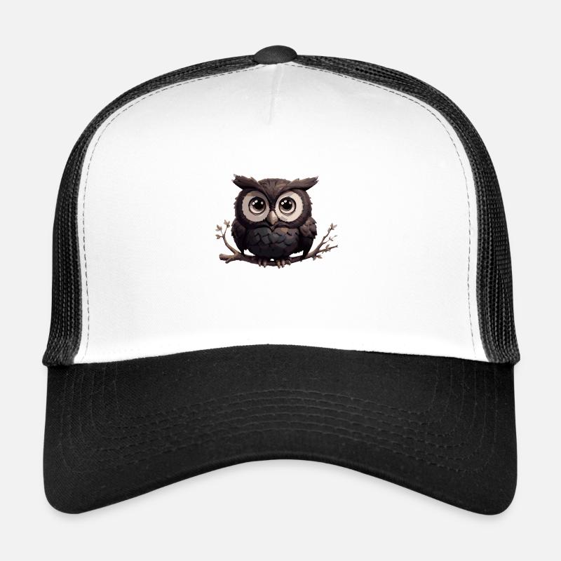 Bande dessinée hibou Casquette trucker 