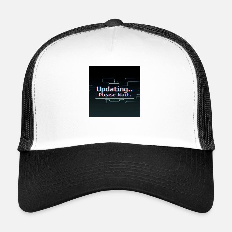 Update - Trucker Cap - Weiß/Schwarz