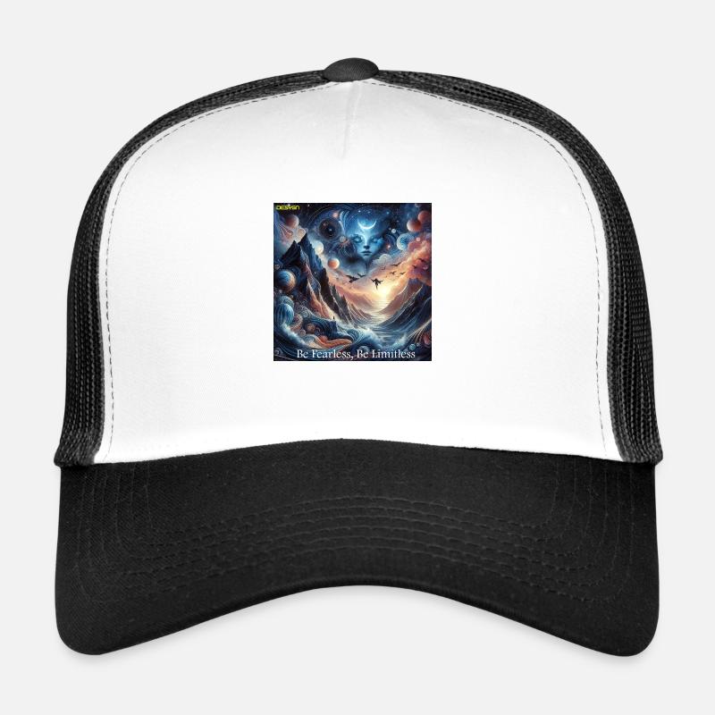 Be Fearless Be Limitless 3 Trucker Cap