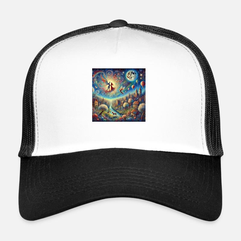 Amoureux en vol Casquette trucker 