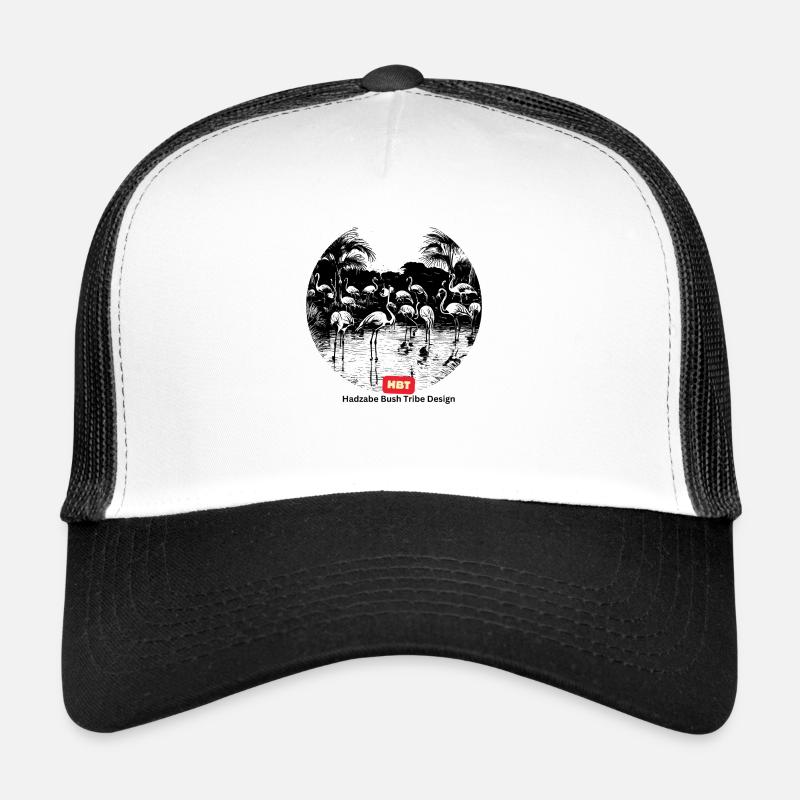 Hadzabe Nature - Casquette trucker - blanc/noir