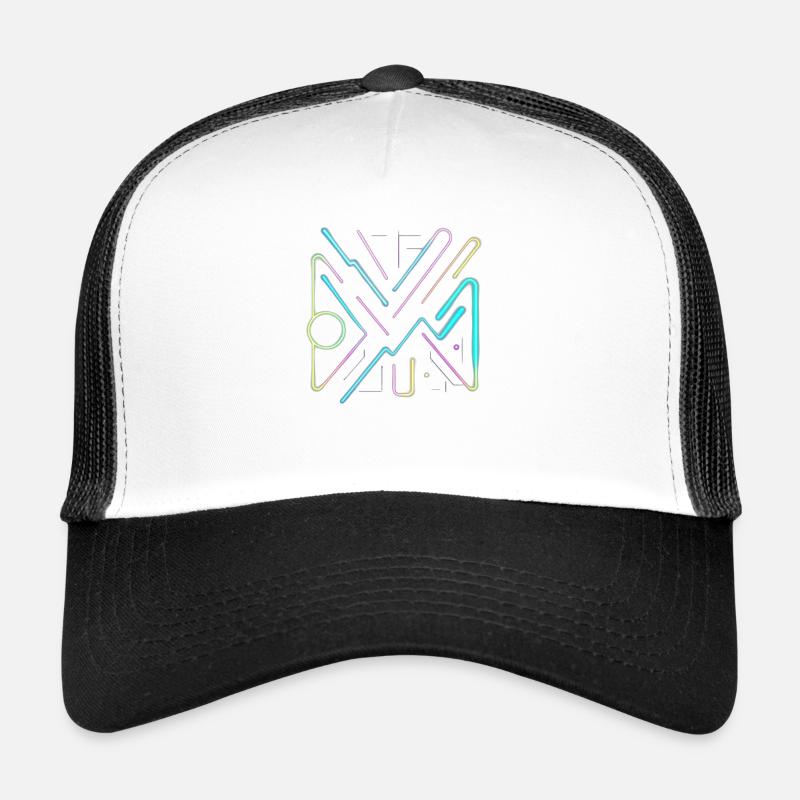 Neon - Trucker Cap - Weiß/Schwarz
