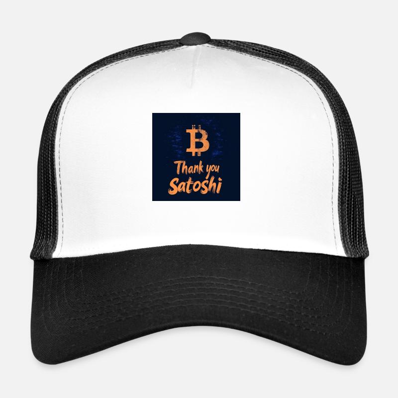 Bitcoin - Trucker Cap - Weiß/Schwarz