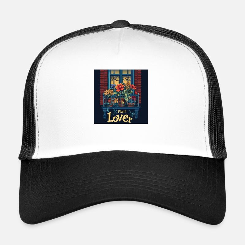 Plant lover - Trucker Cap - Weiß/Schwarz