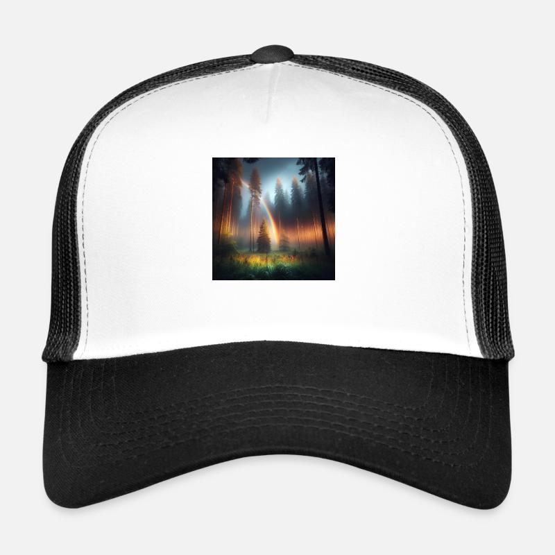 Regenbogen Wald Trucker Cap