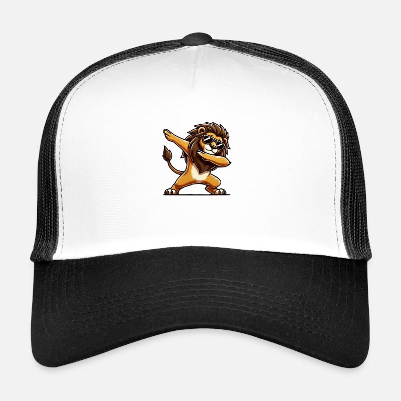 Lion Bande dessinée Dabbing Casquette trucker 