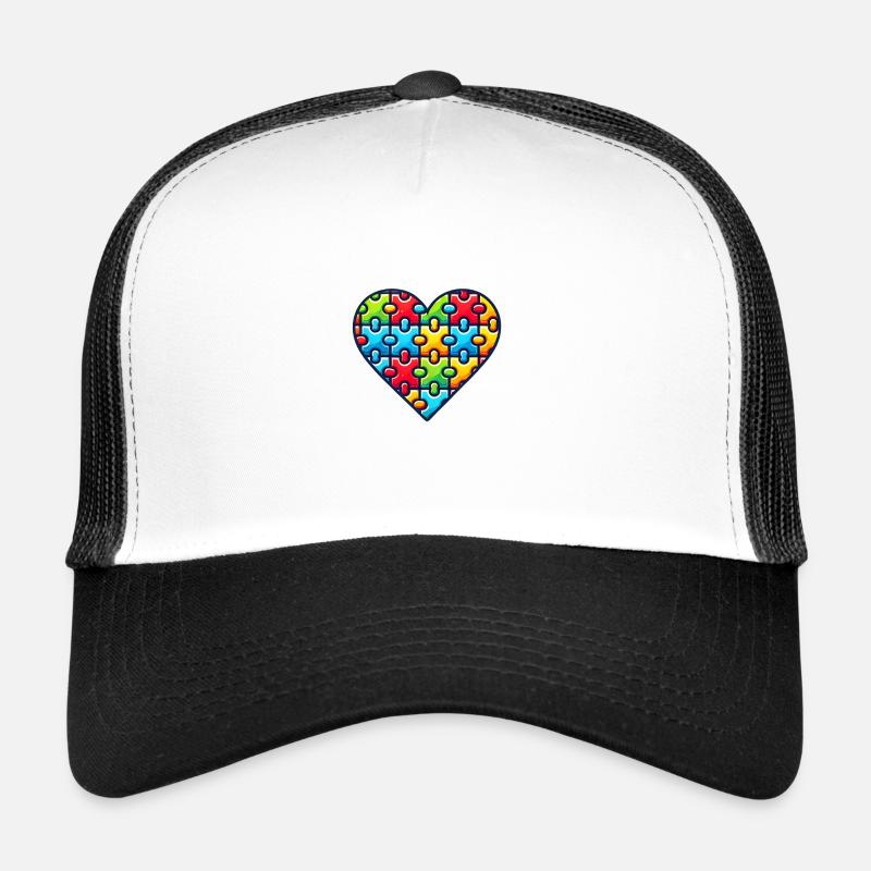 Autismus Herz Autism Awareness Day Trucker Cap