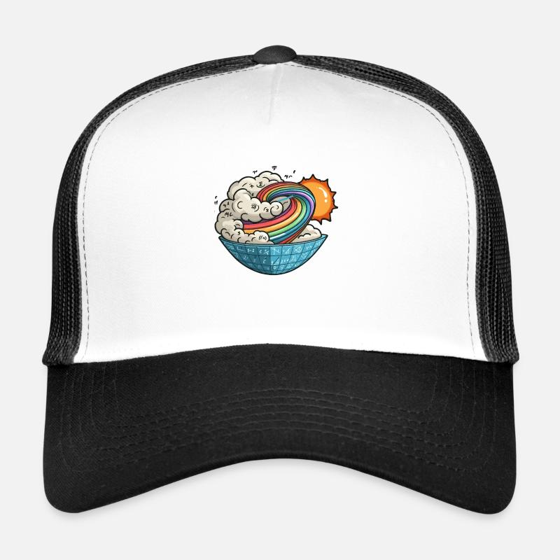 Mathematical Vortex Sun Trucker Cap