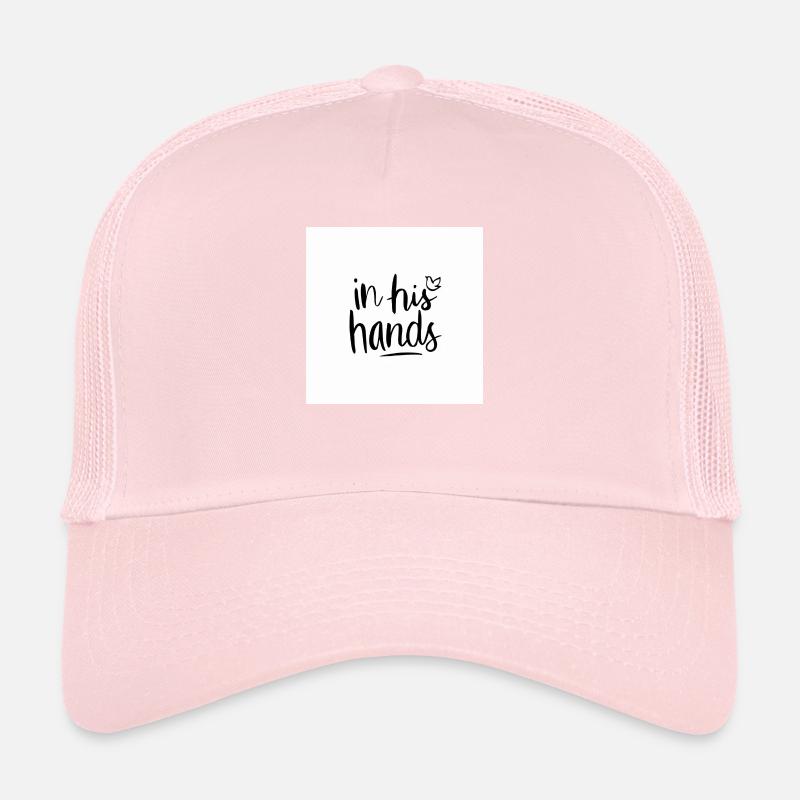dans ses mains Casquette trucker 