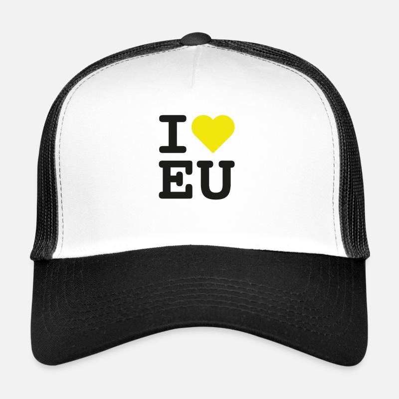 i love eu Trucker Cap