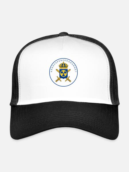 Le programme suédois d’armement nucléaire - Casquette trucker  - blanc/noir - Devant