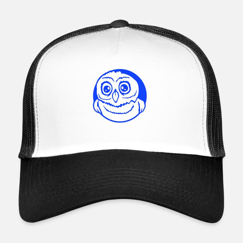 Eule Vogel Uhu Nachtvogel Schleiereule Kauz Comic Trucker Cap