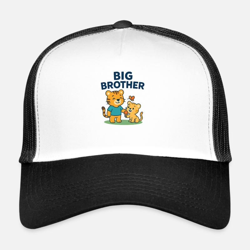 Big Brother - Conception mignonne d’un frère tigre Casquette trucker 