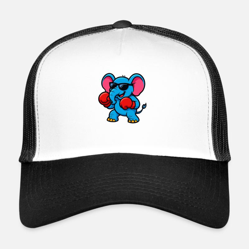 Boxer éléphant Casquette trucker 