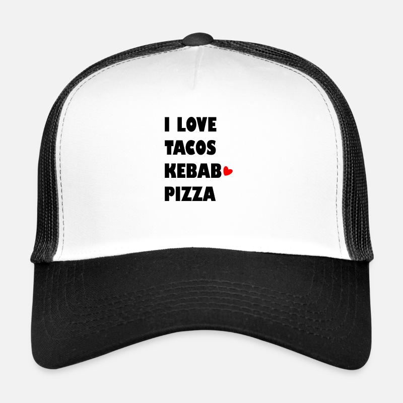 j'aime le sandwich kebab Casquette trucker 
