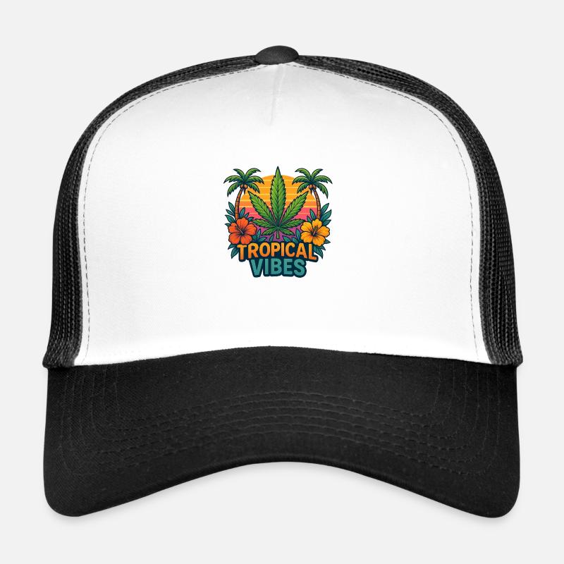TropicalVibes Trucker Cap