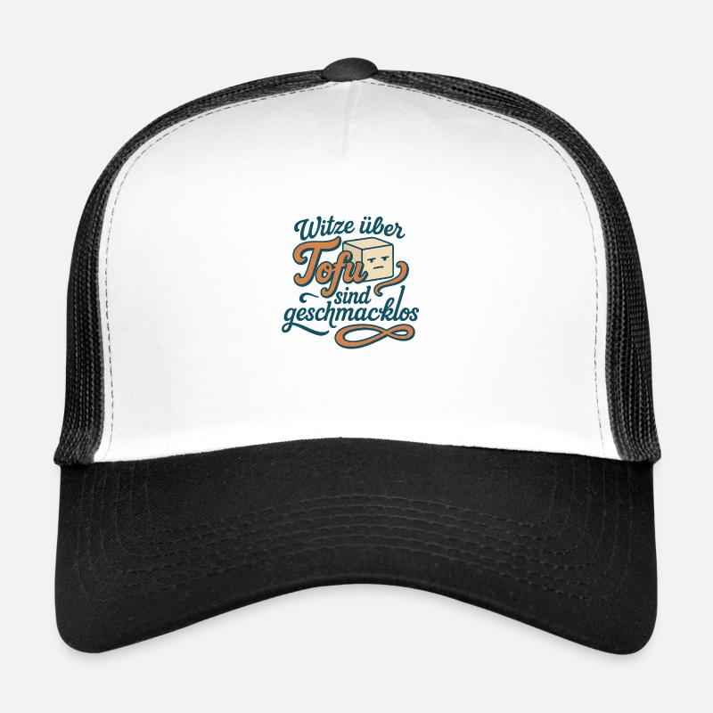 Les blagues sur le tofu sont insipides ! Dicton de tofu. Casquette trucker 