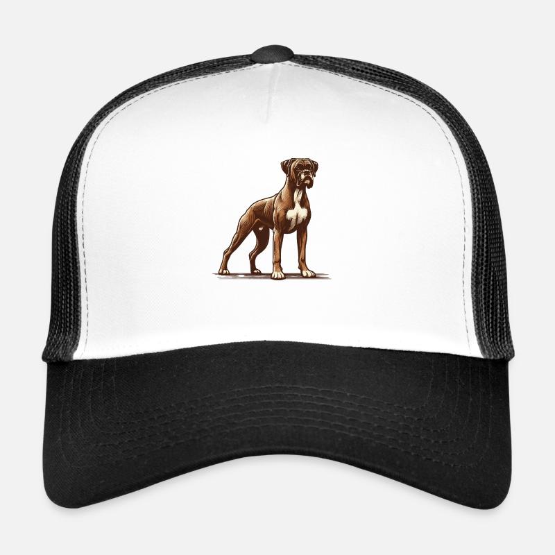 Boxer - Trucker Cap - white/black