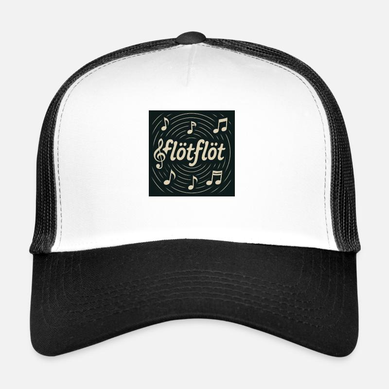 Flötflöt - Trucker Cap - Weiß/Schwarz