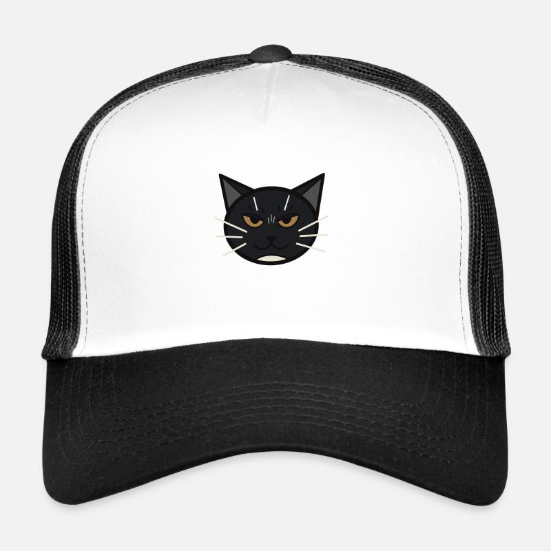Cookie The Cat - Trucker Cap - white/black