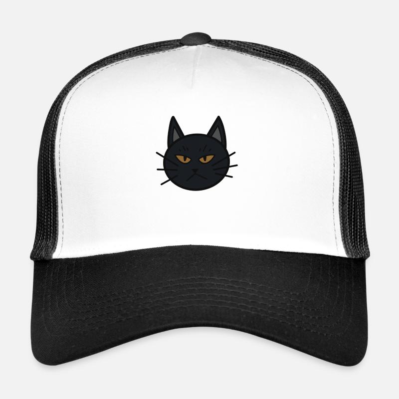 Nero The Cat - Trucker Cap - white/black