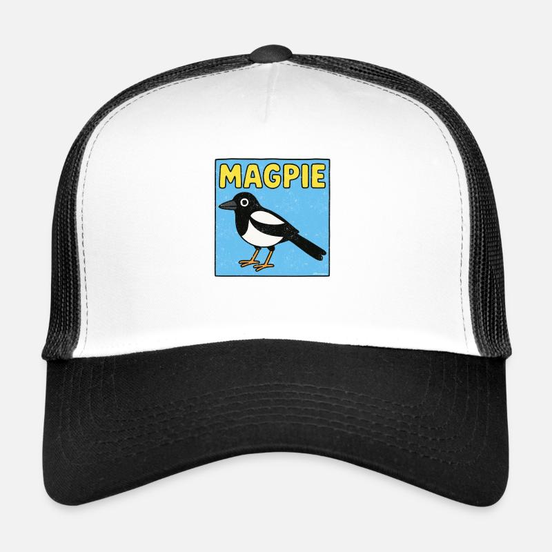Elster Cartoon - Verwitterte Optik Trucker Cap