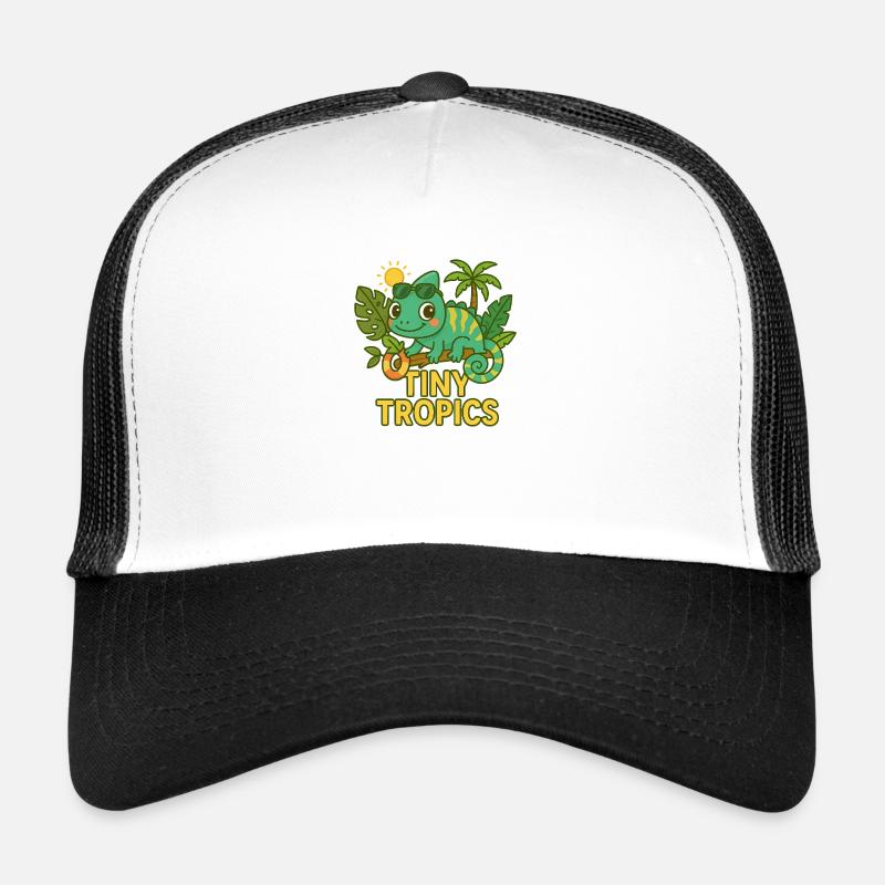 Tiny Tropics – Chameleon Trucker Cap