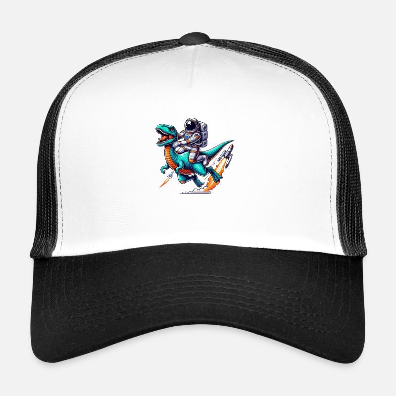 Dinosaure astronaute Casquette trucker 