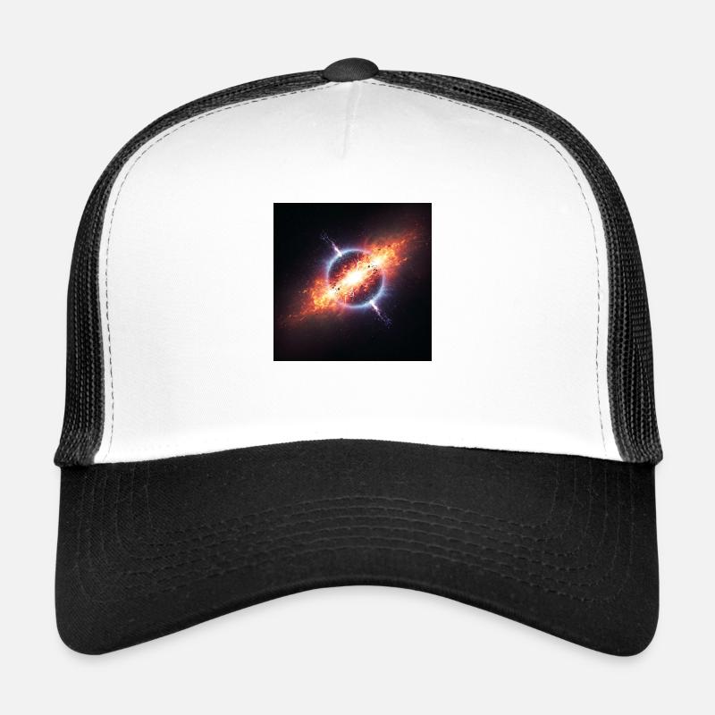 Cosmic Orbit Art Print Trucker Cap
