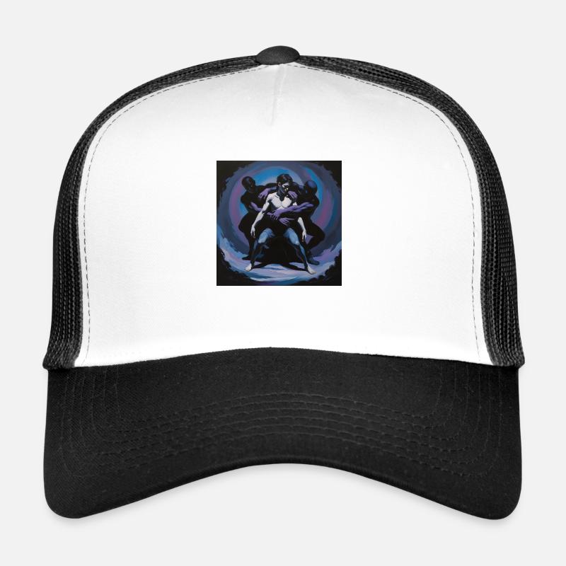 Innere Dämonen – im Griff der Schatten - Trucker Cap - Weiß/Schwarz
