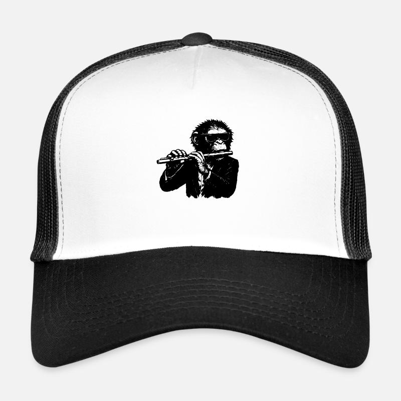 Flûtes Singe dans l’Orchestre des Singes Casquette trucker 