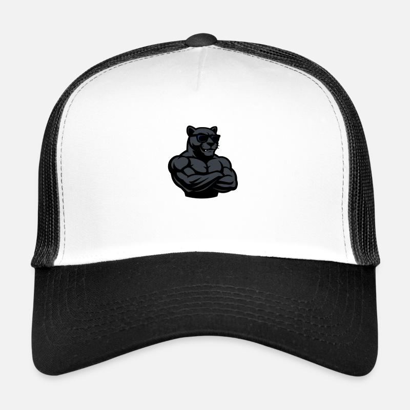 Panther Sunglasses Comic Cool Trucker Cap