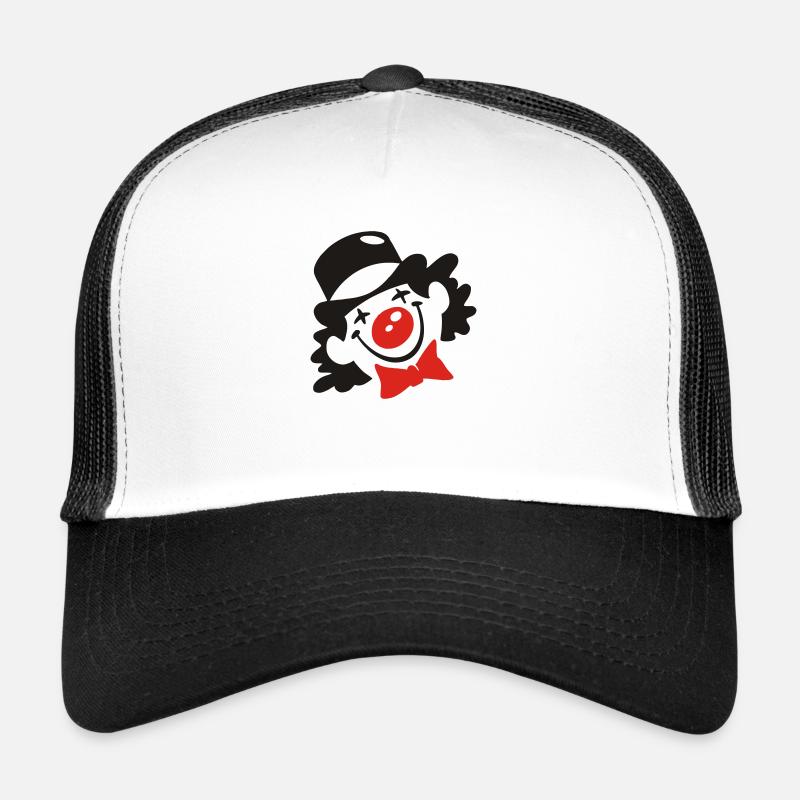 pitre - Casquette trucker  - blanc/noir