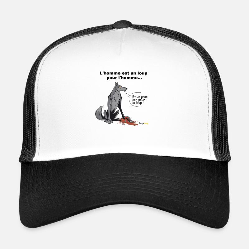 homme-loup Casquette trucker 