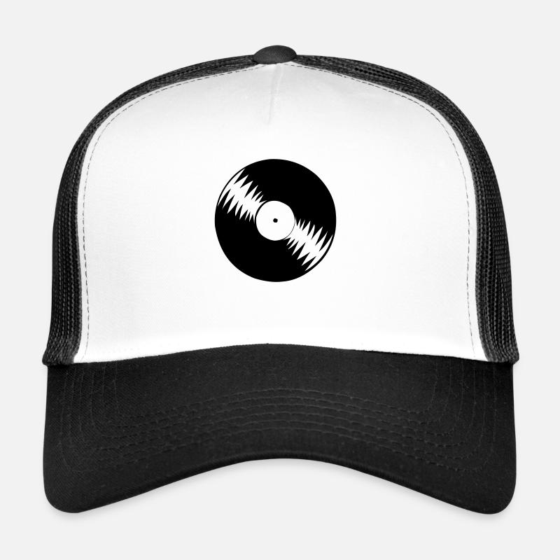 vinyl - Trucker Cap - Weiß/Schwarz