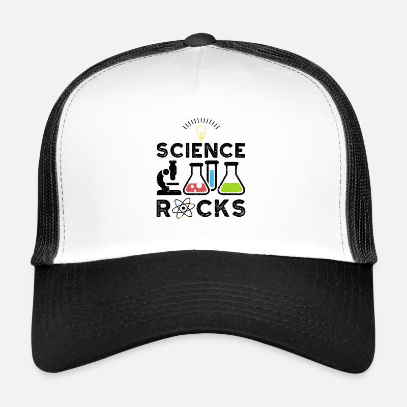 Science Rocks - Wissenschaft - Trucker Cap - Weiß/Schwarz