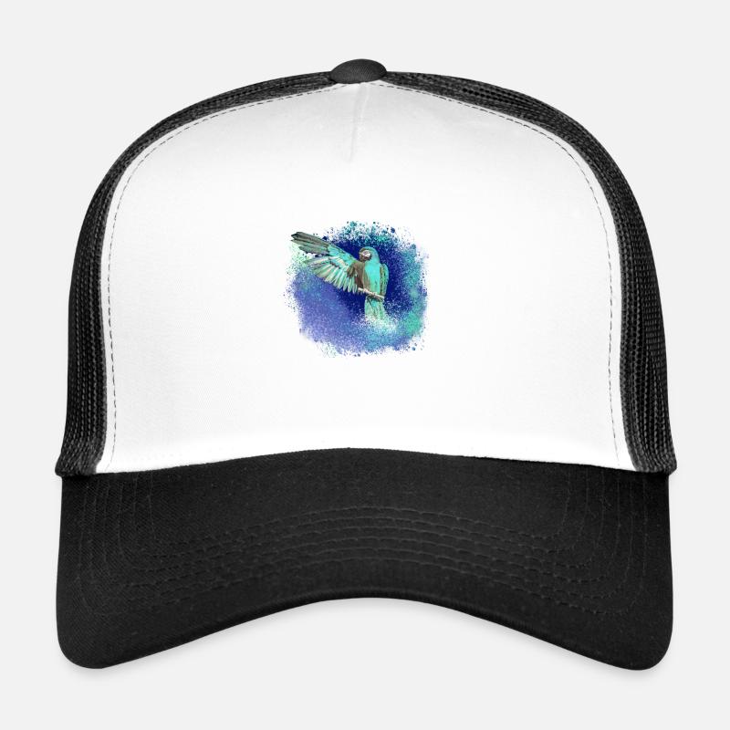 sittich ara,,vogel,graffiti,mint,blau,brush,spray Trucker Cap