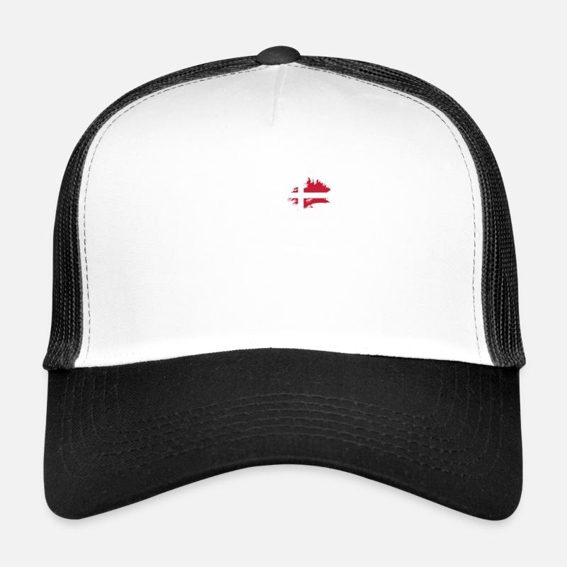 Danemark Drapeau danois Danmark Denmark Casquette trucker 