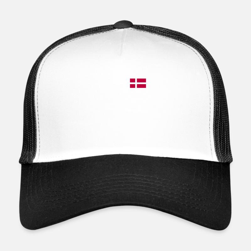Drapeau du Danemark Drapeau du Danemark Danemark Danemark Casquette trucker 